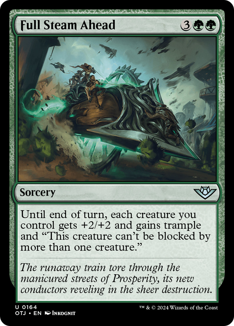 x1 Full Steam Ahead OTJ MTG 164 UNCOMMON M/NM 1x