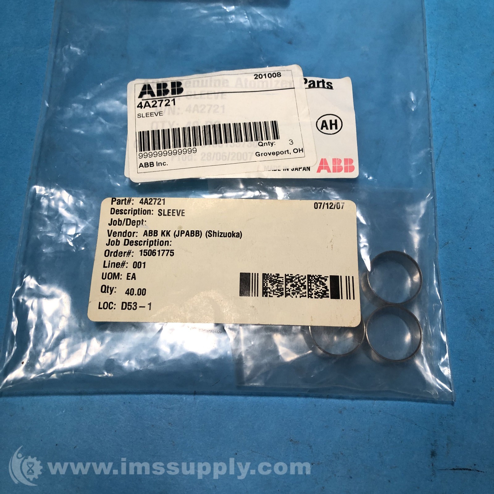 ABB 4A2721 Sleeve FNIP