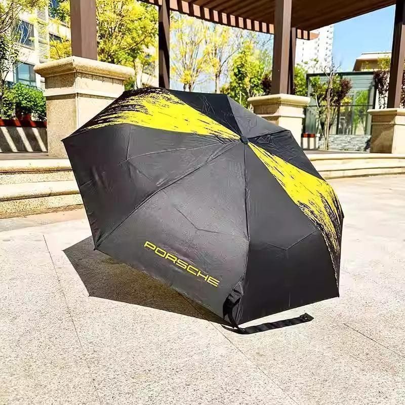 PORSCHE GT4 RS BLACK Umbrella 718 GT4 Clubsport Black / Yellow WAP3400040LCLS