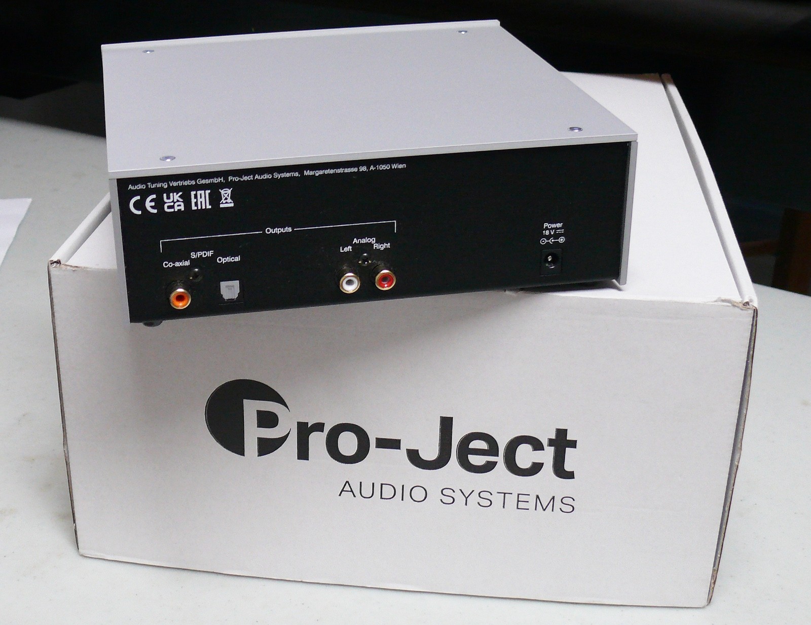 Pro-Ject CD Box DS3 High-Performance True Red Book CD player (Silver)