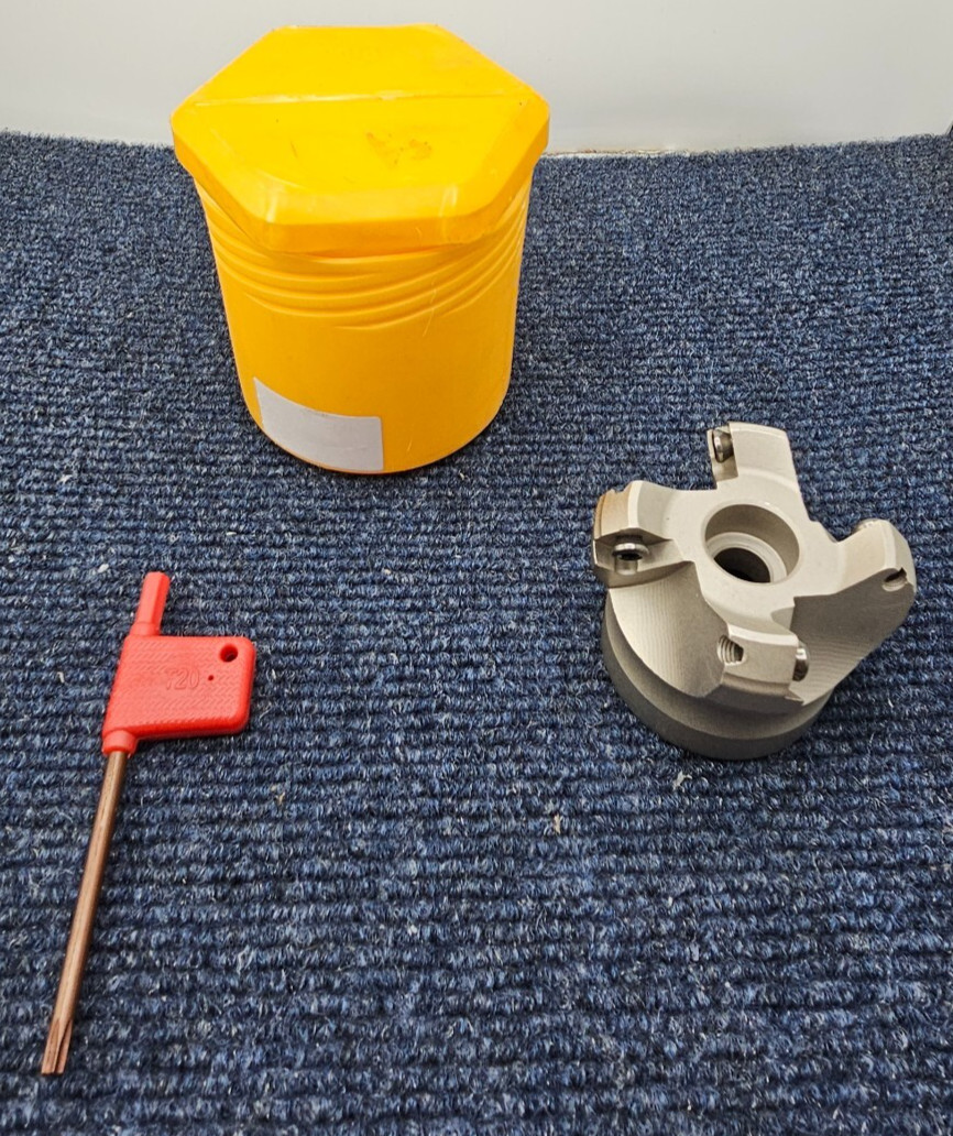 KM12 50-22 CNC Face Milling Cutting Tool w/ Wrench