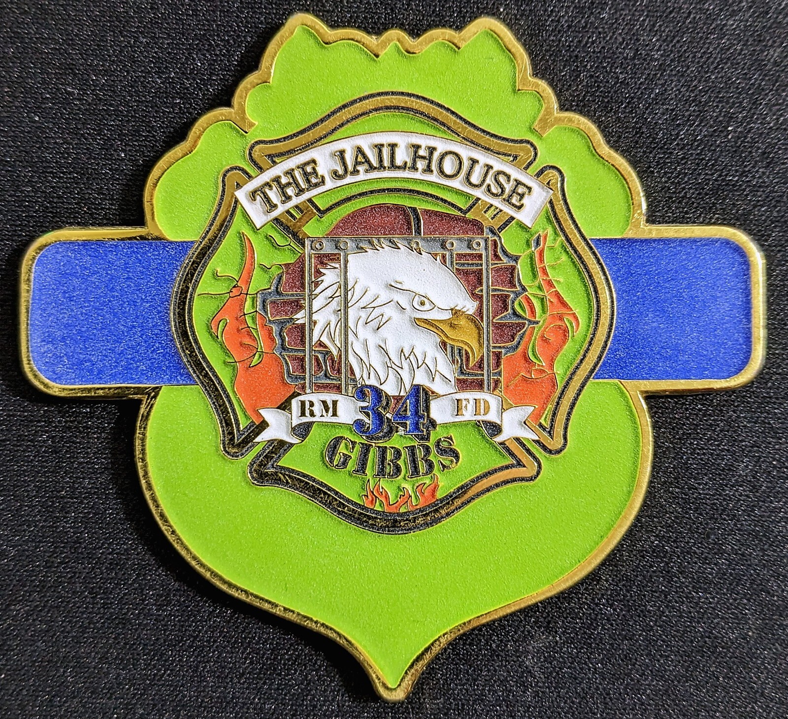 Rural Metro Knox County, Tennessee Challenge Coin - Glows in the dark