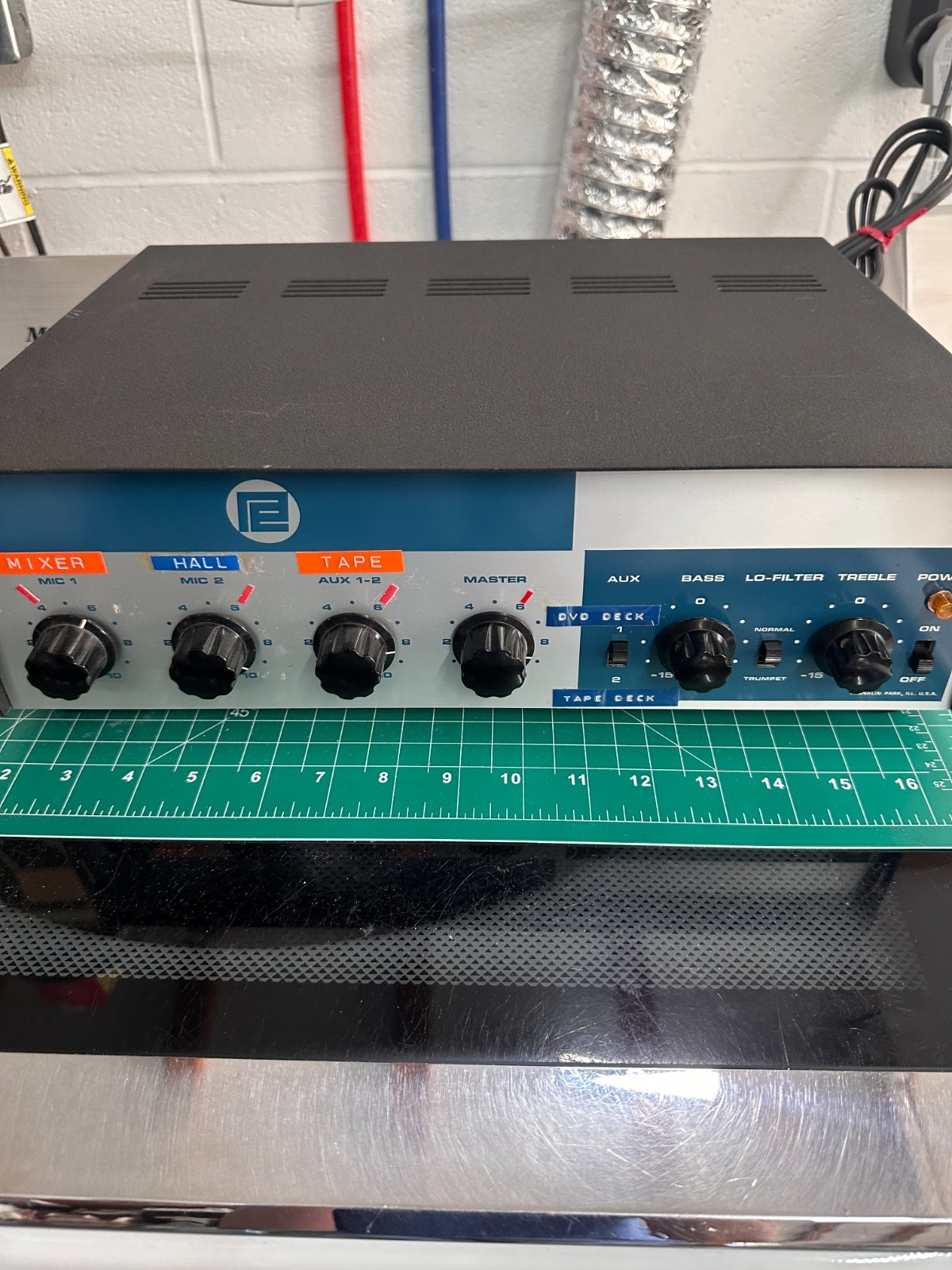VINTAGE Precision Electronics Grommes ST-35D Working Stereo Tube Amplifier
