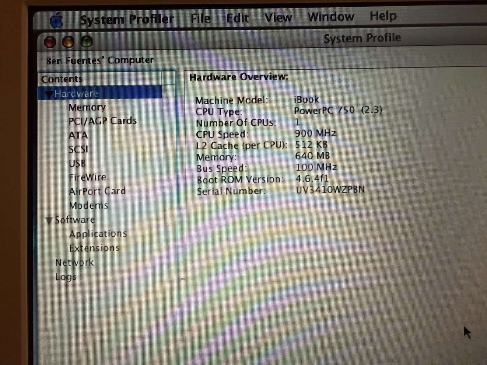 Vintage Apple iBook 900 MHz PowerPC G3