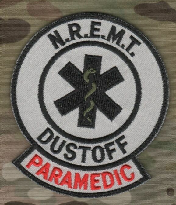 CASUALTY EVACUATION CASEVAC PARAMEDIC COMBAT MEDEVAC vêlkrö PATCH: DUSTOFF NREMT