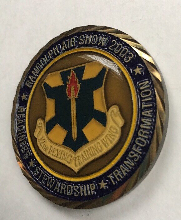 USAF Randolph AFB, Air Show 2003 Challenge Coin A18