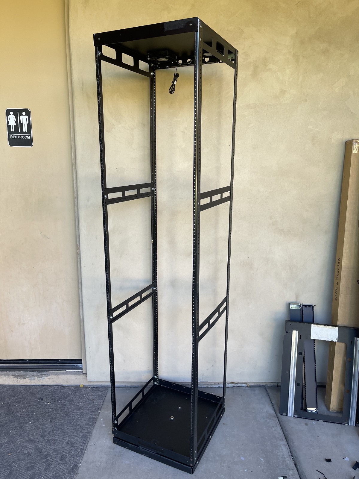 Middle Atlantic AX-SXR-43 43U Millwork & In-Wall Rotating AXS A/V Rack System