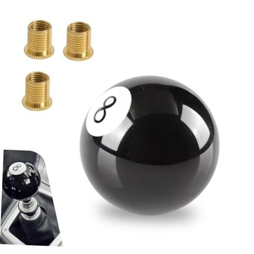 Car Shift Knob, 8 Ball Billiard Personalized Gear Knob, Anti-Slip Manual