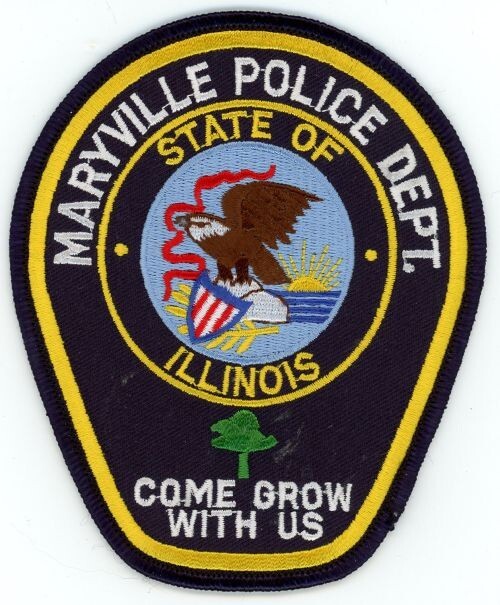 ILLINOIS IL MARYVILLE POLICE NICE SHOULDER PATCH SHERIFF