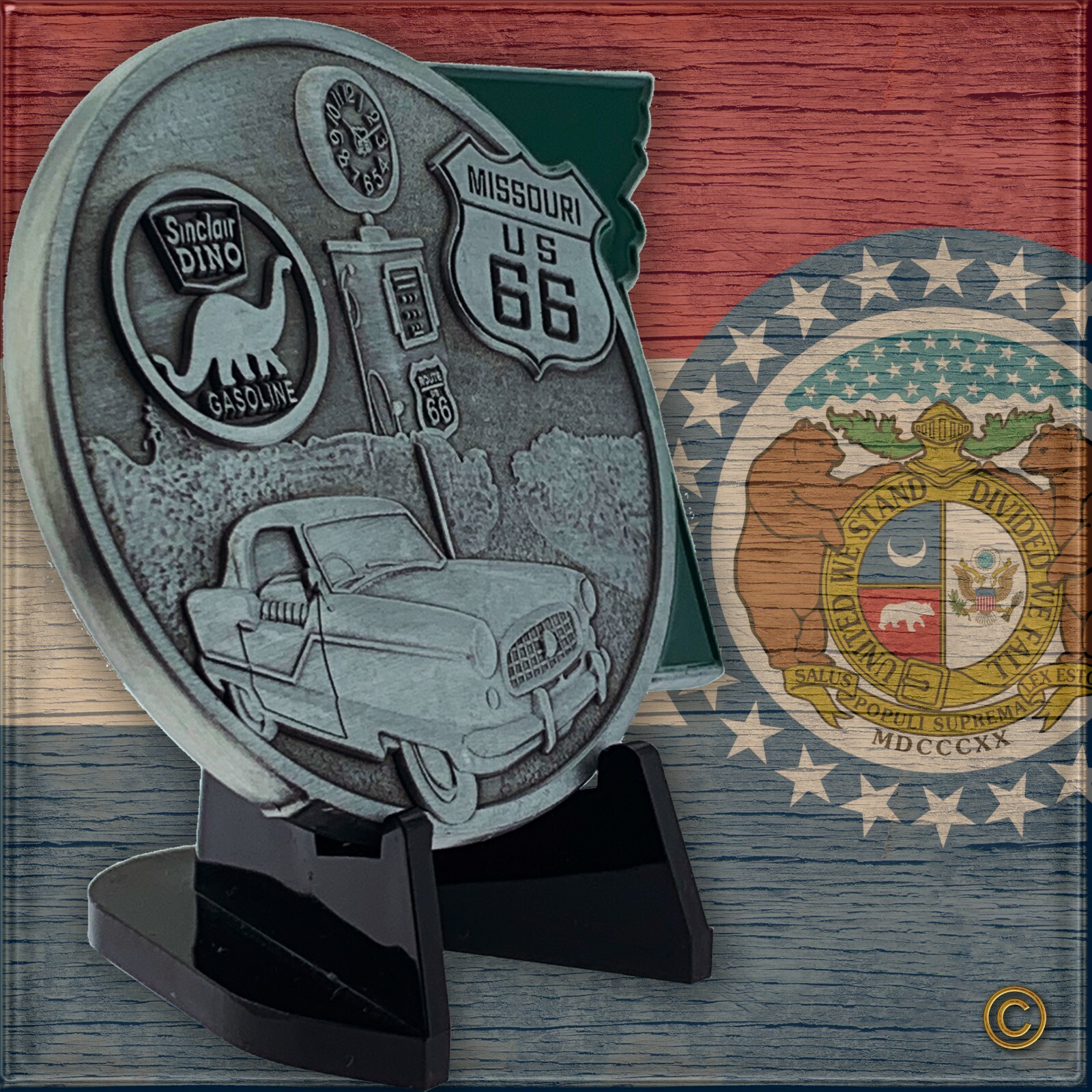 RT 66 Missouri Challenge Coin