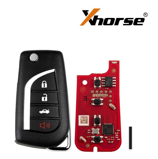 5 x Xhorse For Toyota Key XKTO12EN 4 Buttons For VVDI Key Tool/VVDI2