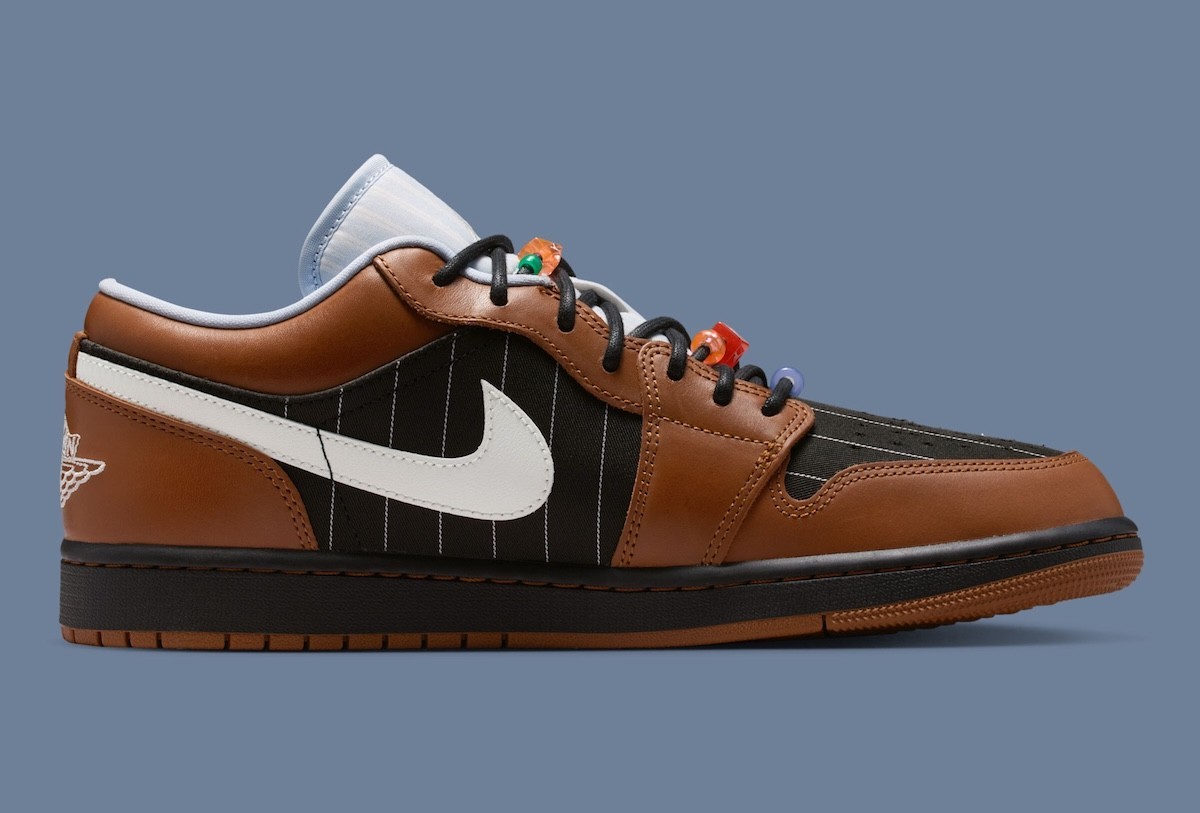 Nike Air Jordan 1 Low SE Shoes Black Lt British Tan IR7560-010 Men's Sizes NEW