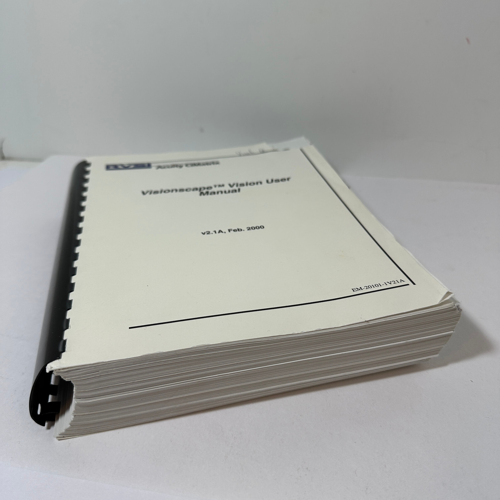 Visionscape Vision User Manual - Feb. 2000 - Used Book Manual