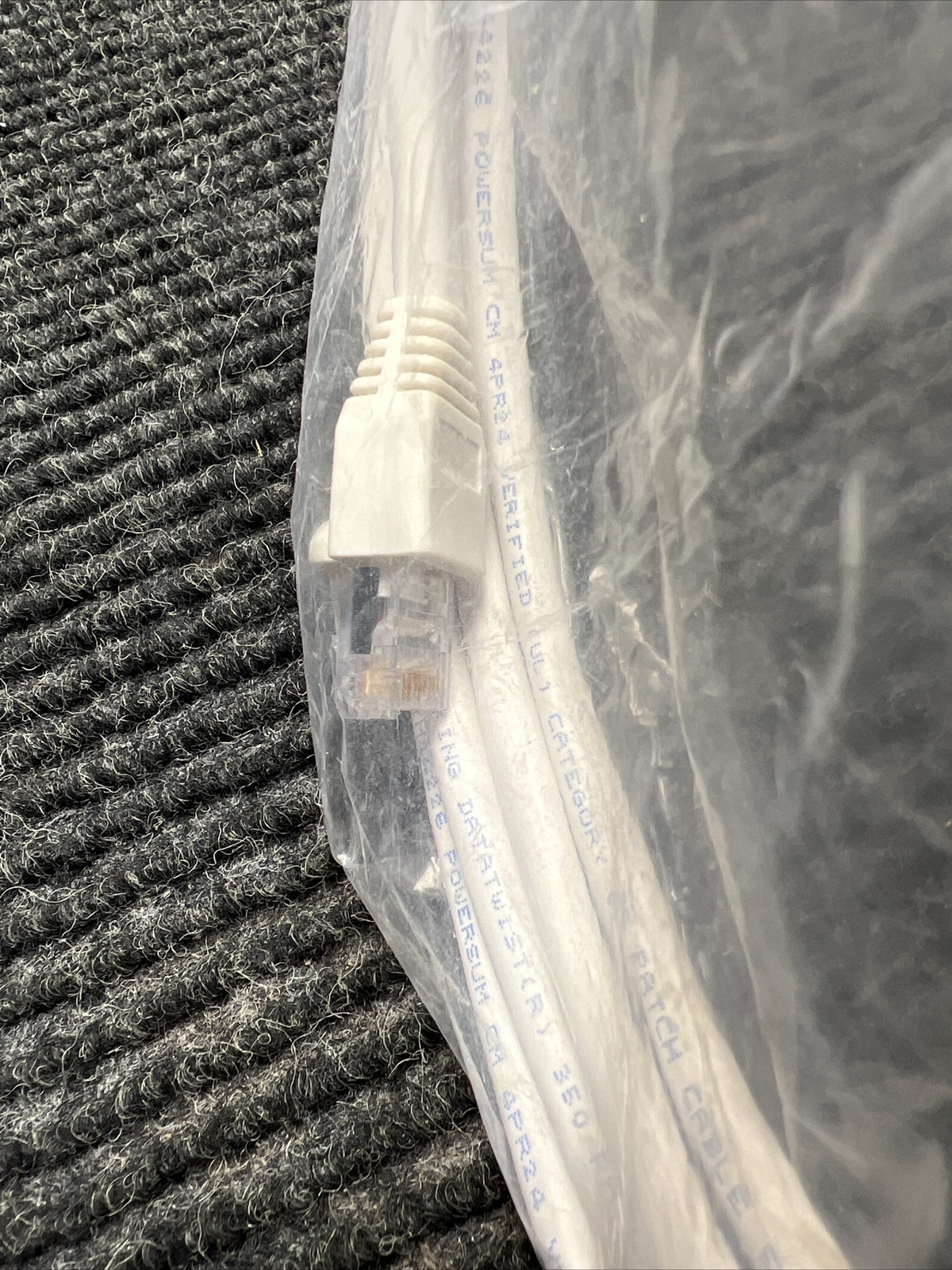 BELDEN 10 Foot White RJ45 Cat 5e Patch Cable DT350 STR