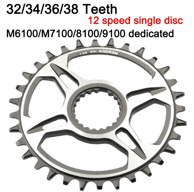 12 Speed 32/34/36/38T Chainrings for SHIMANO M6100/M7100/M8100/M9100 CNC-7075-Al