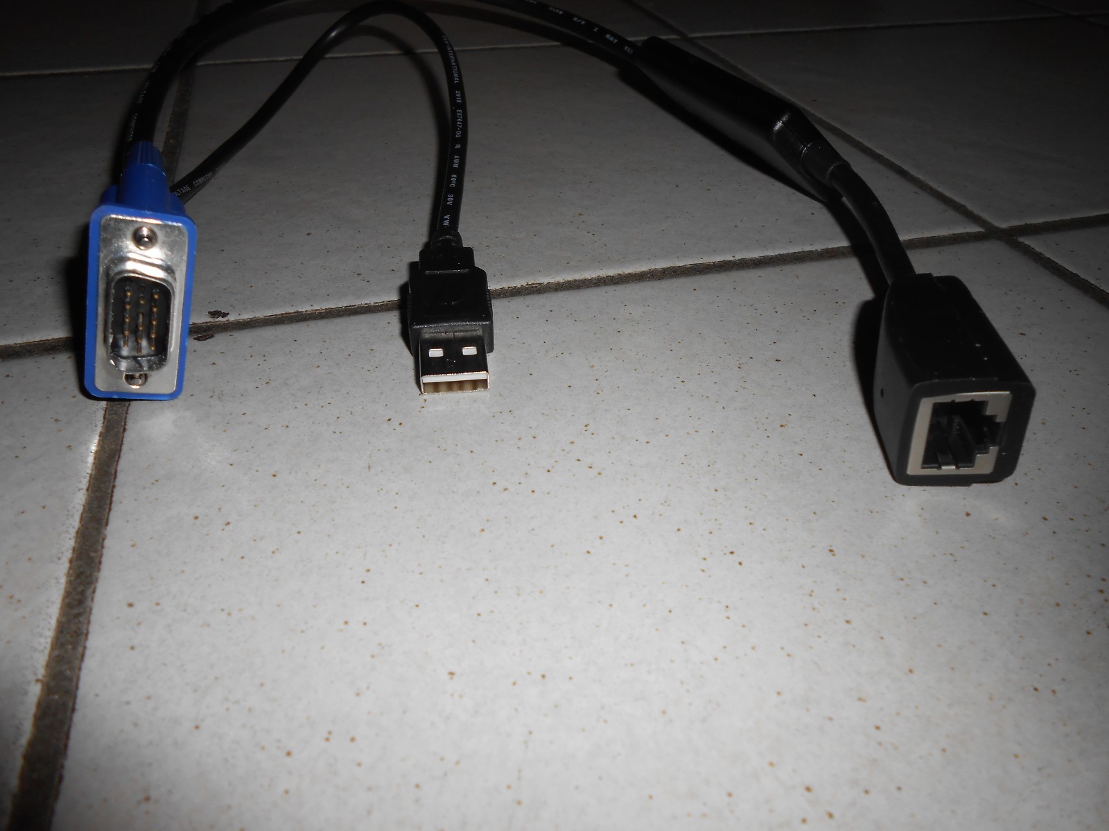 Dell 9CKJ5 Accessories USB SIP System Interface Pod KVM Adapter Cable for PowerEdge