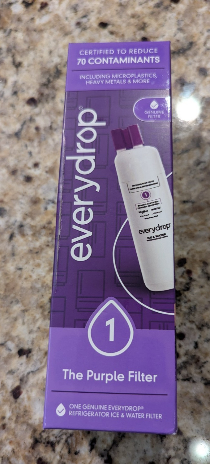 Every  drop Refrigerator Ice & Water Filter  Purple Filter