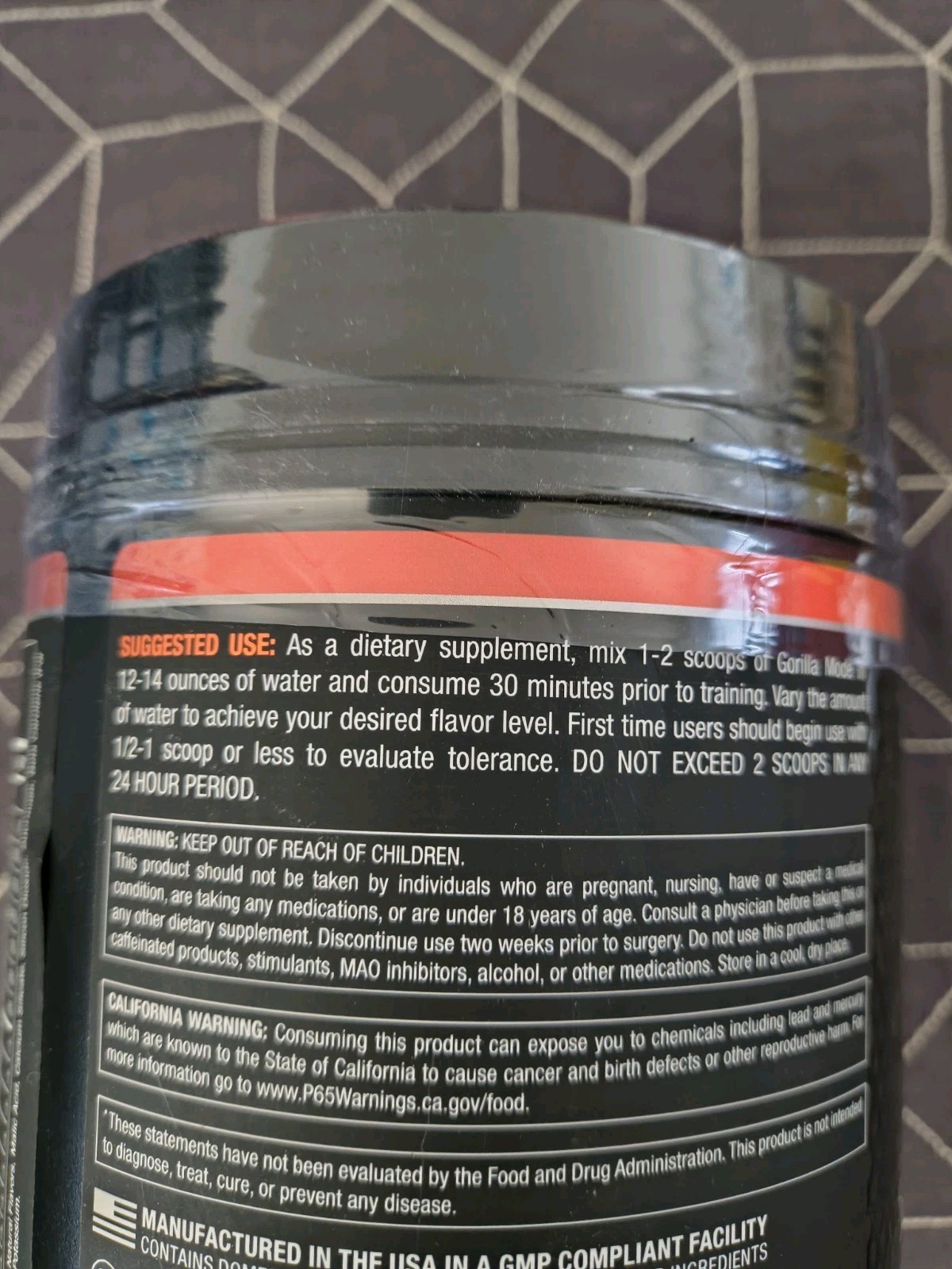 Gorilla Mode Pre-Workout Orange Rush 40 Servings Bb 4/30/26 Sealed