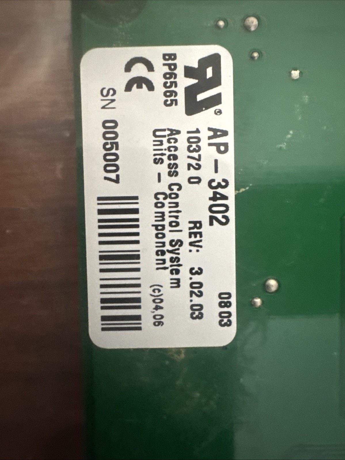 Mercury Security AP3402 Access Platform Controller Two-Door Module