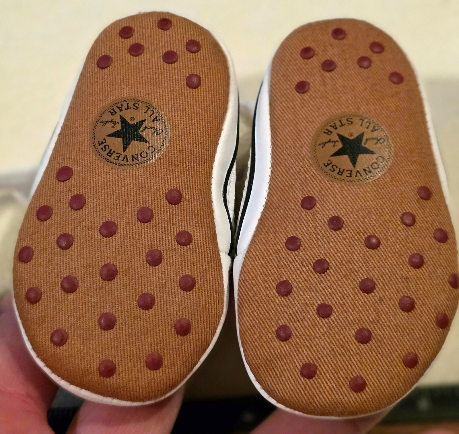Converse Crib Baseball HI, Crib Size 1 Sneakers with Box