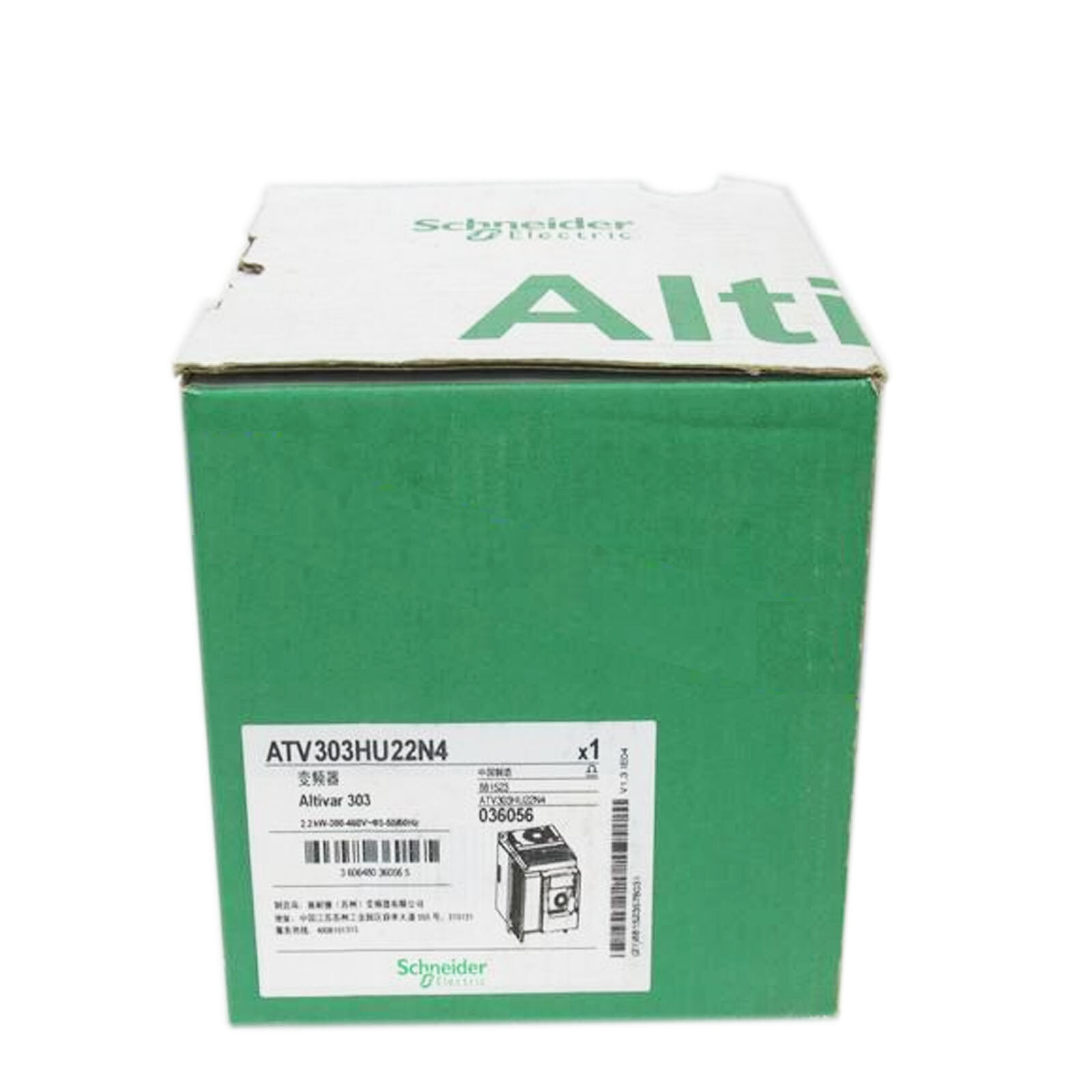 New VFD Inverter ATV303HU22N4 2.2KW 3ph 380V to 3ph 380~460V 5.5A 400Hz