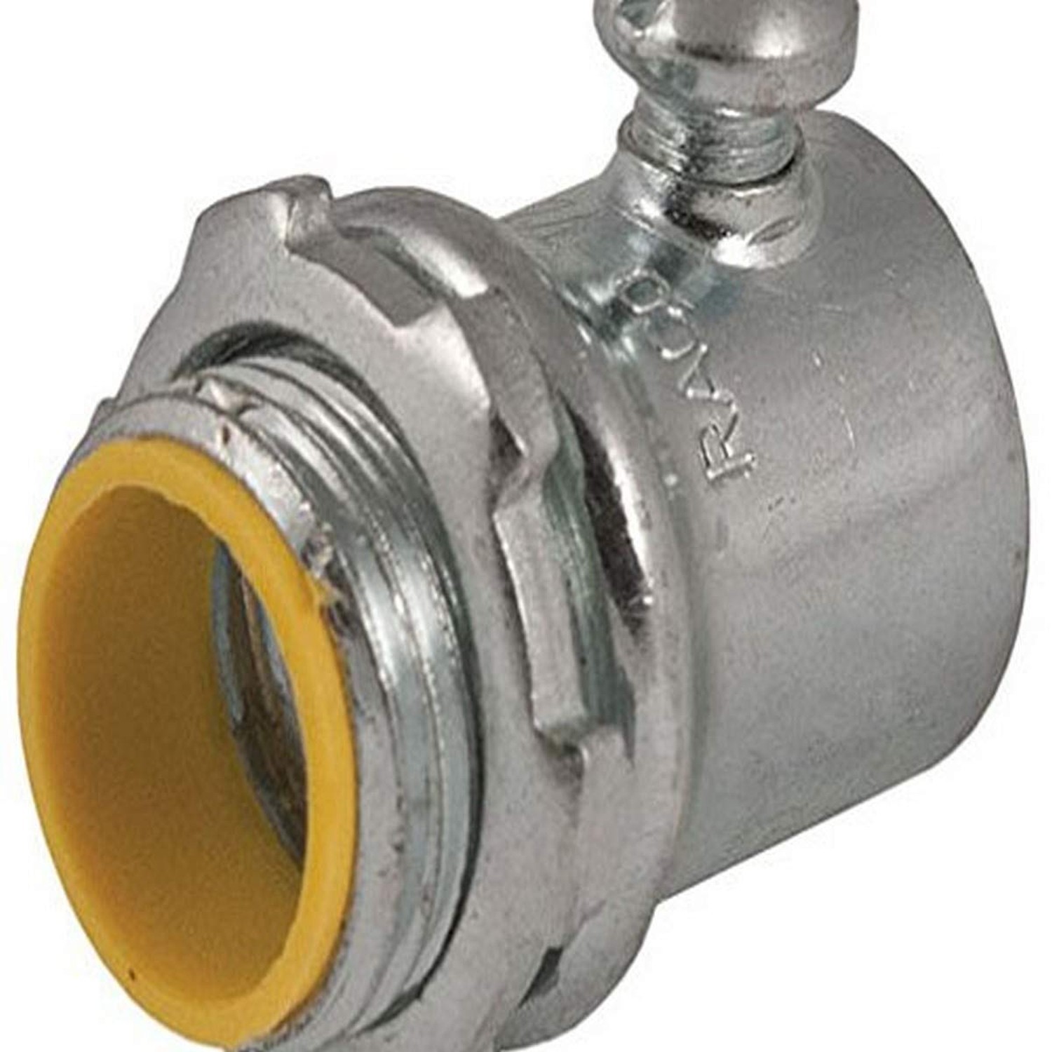 RACO 2122 Steel Connector, Set Screw, Insulated, EMT Conduit, 1/2" (Pack of 50)