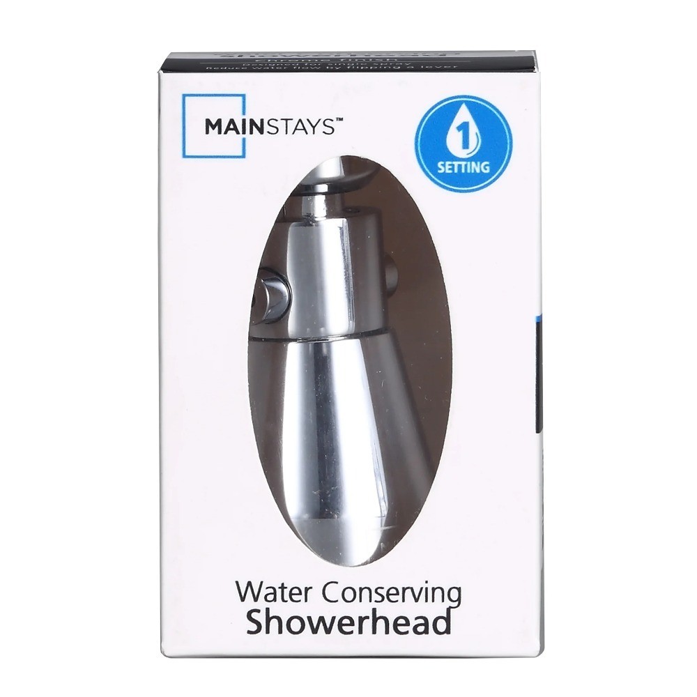 High Pressure Water Saving Shower Head Chrome Finish Eco Friendly Low Flow