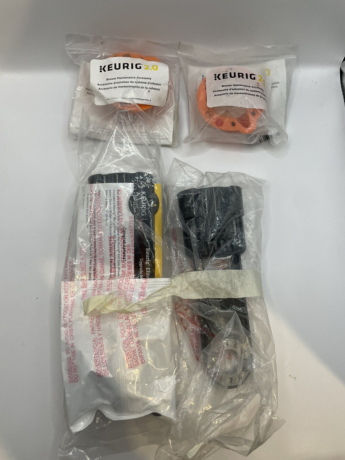 Keirug Accessory Lot, 4 Items, Filter Items And Cleaning Items