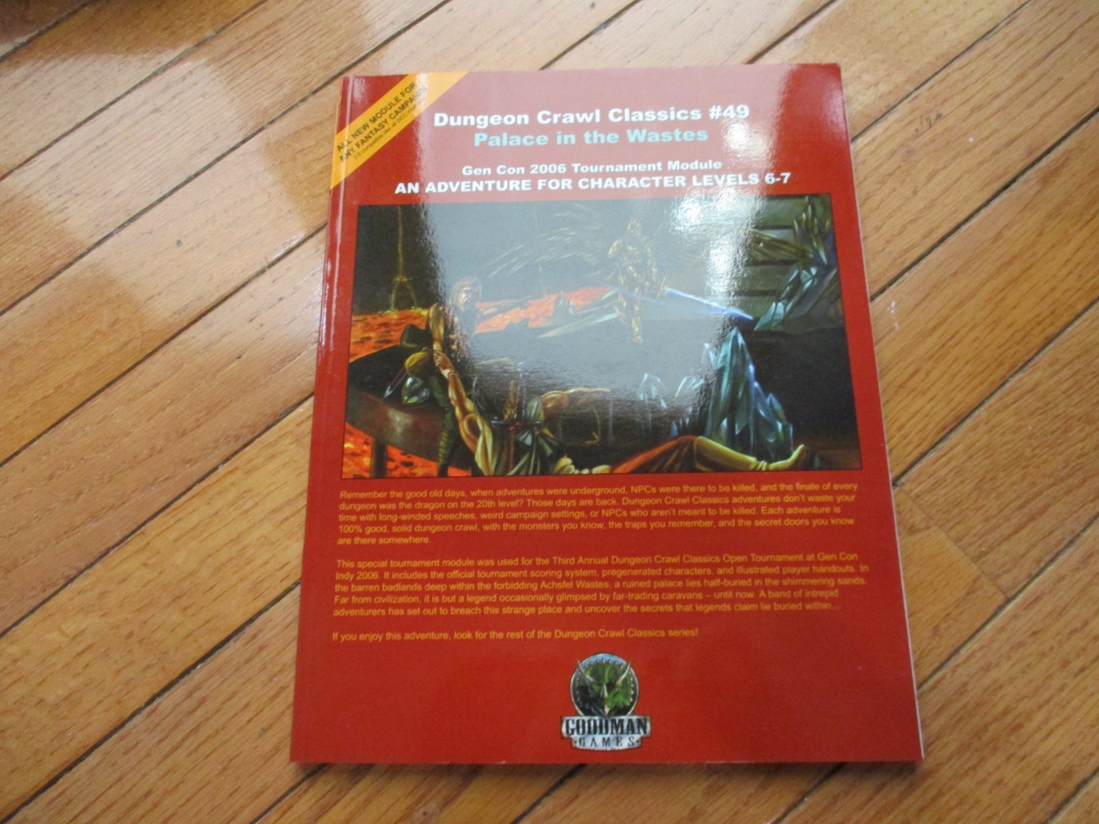 D&D D20 Dungeon Crawl Classics RPG DCC 49 Palace in the Wastes