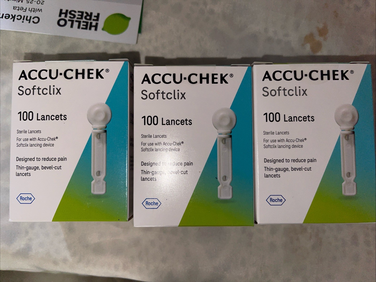 NEW Accu-Chek Softclix Lancet Diabetic Blood Glucose Testing 100 Lancets 9-2029