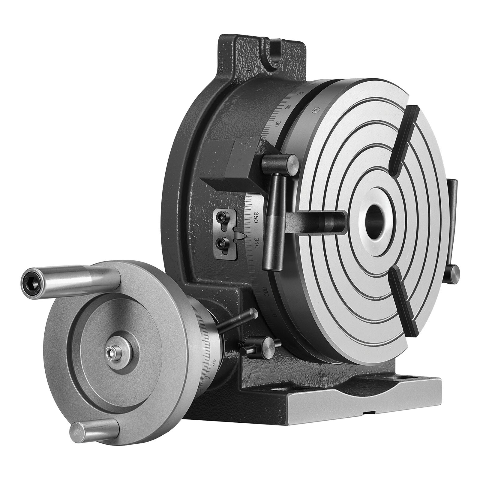 8" Horizontal Vertical Rotary Table Precision Milling Indexing Table Cast Iron