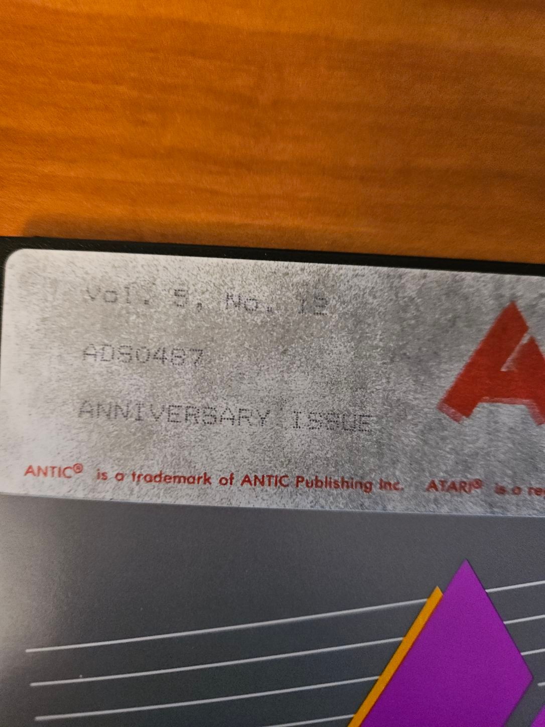 Antic - Anniversary Issue Volume 5 Number 12 for Atari