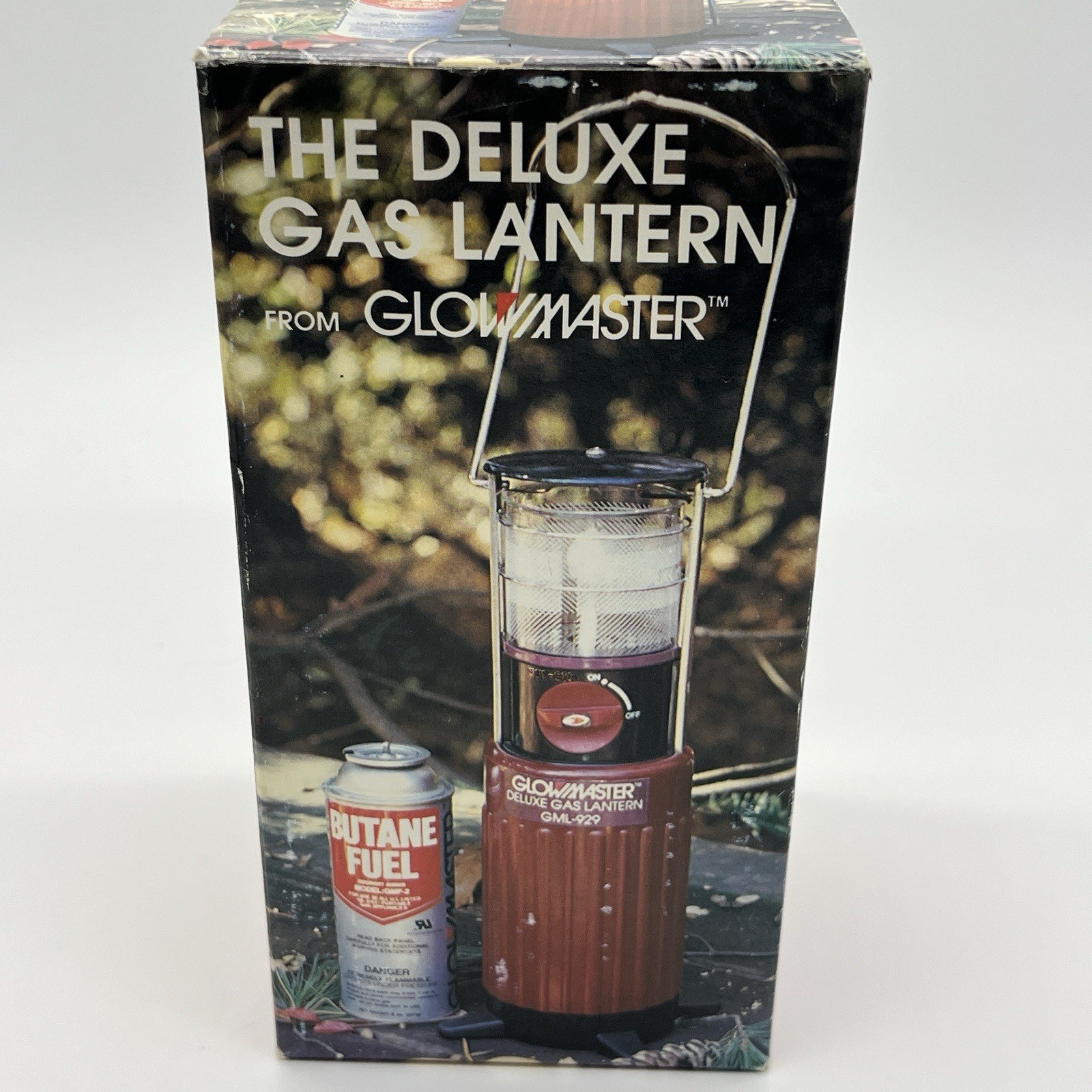 Glowmaster GML-929 Deluxe Gas Lantern; Camping Hunting Outdoors, New/Open Box