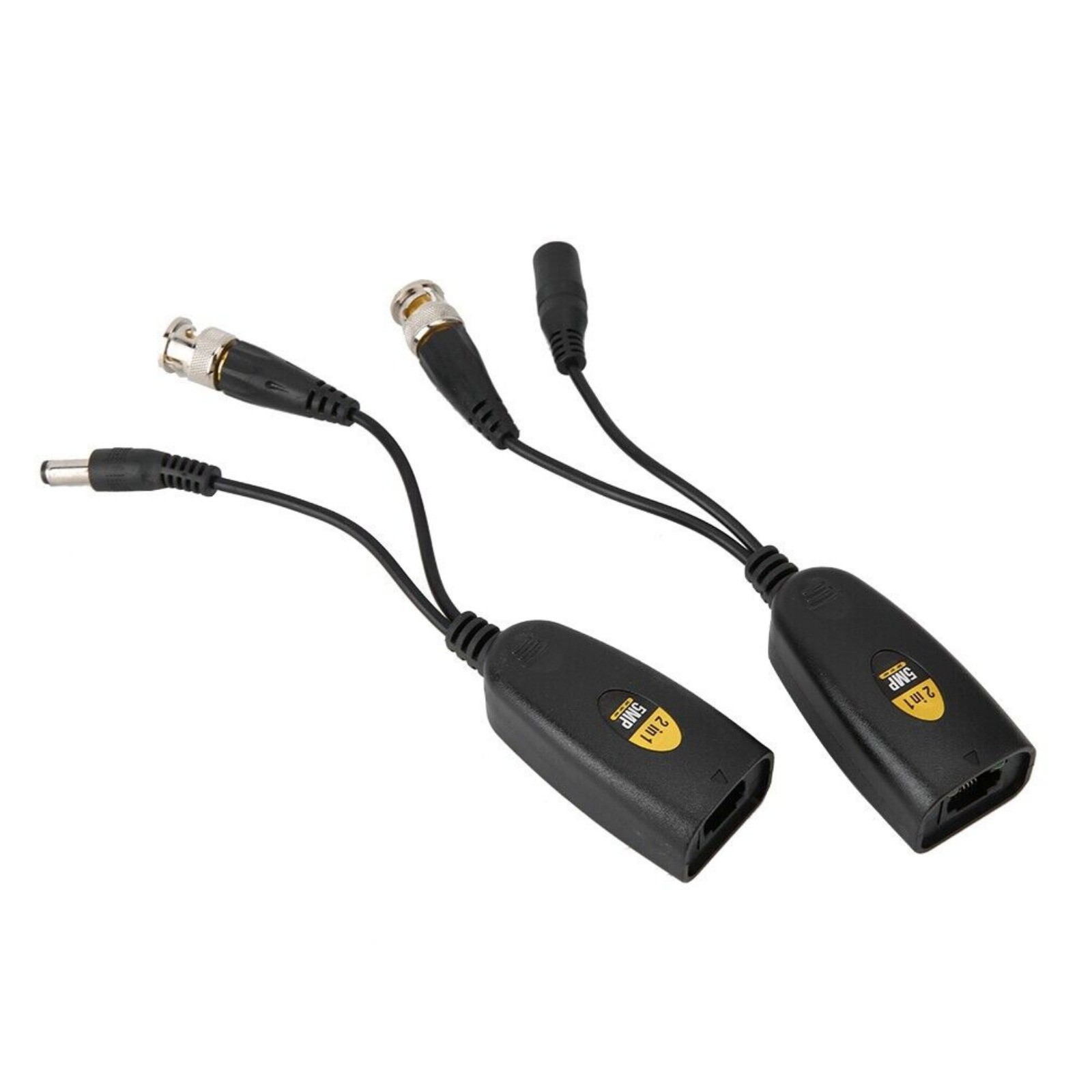 1 Pair BNC To POE Adapter Balun Connector Twisted Pair Transmitter Accessories