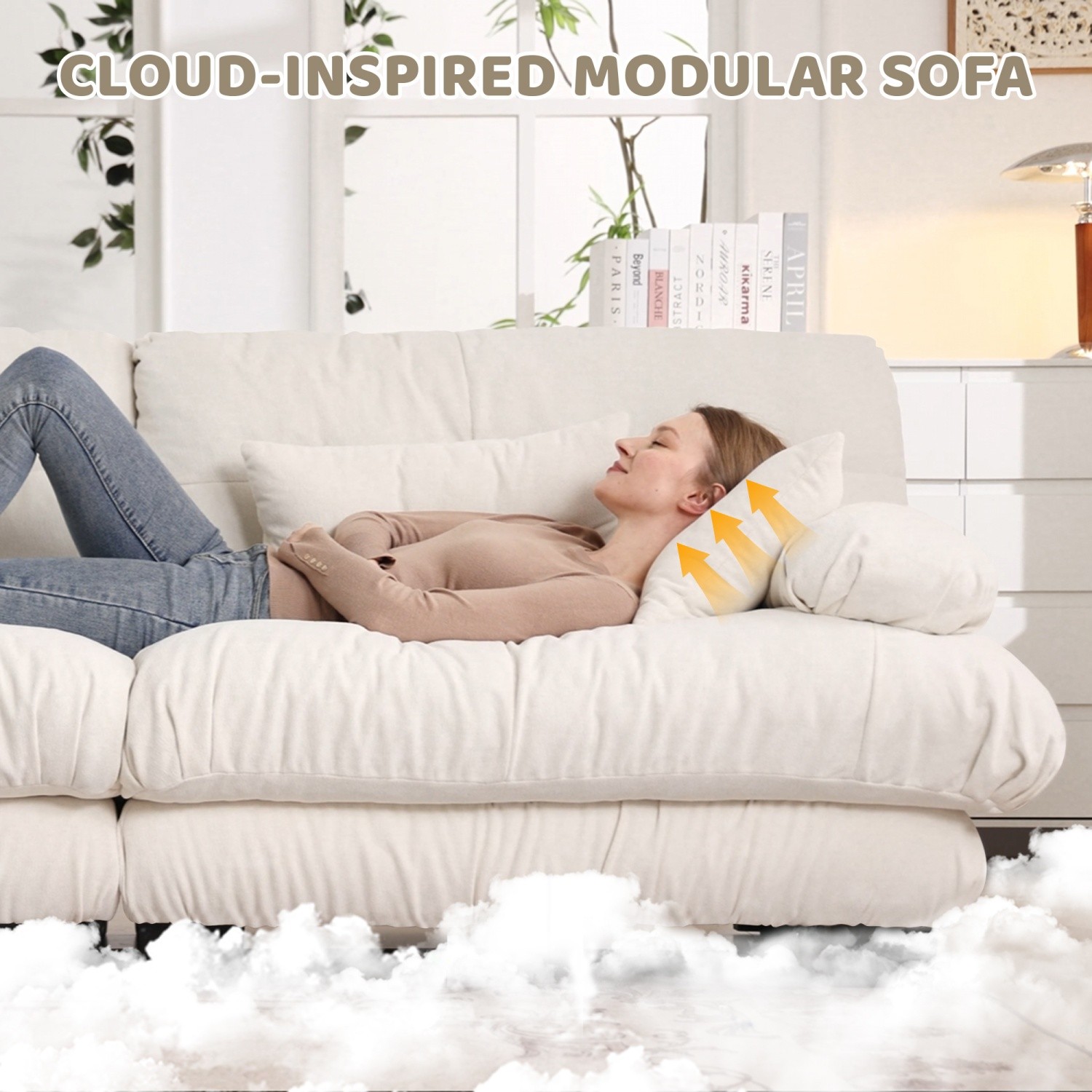 Luxury Chenille Loveseat Sofa Modern 2-Seater Couch w/ Armrests for Living Room