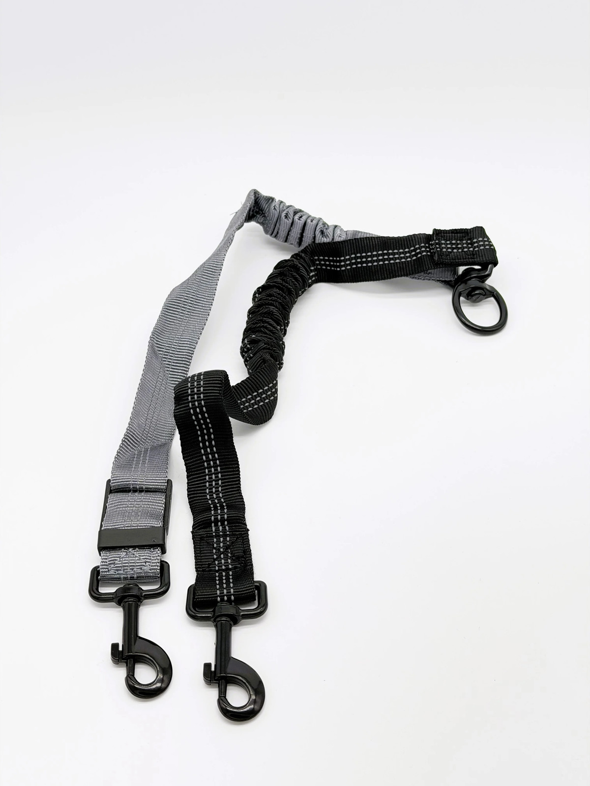 Adjustable Reflective Double Dog Leash Coupler | No-Tangle Dual Dog Splitter