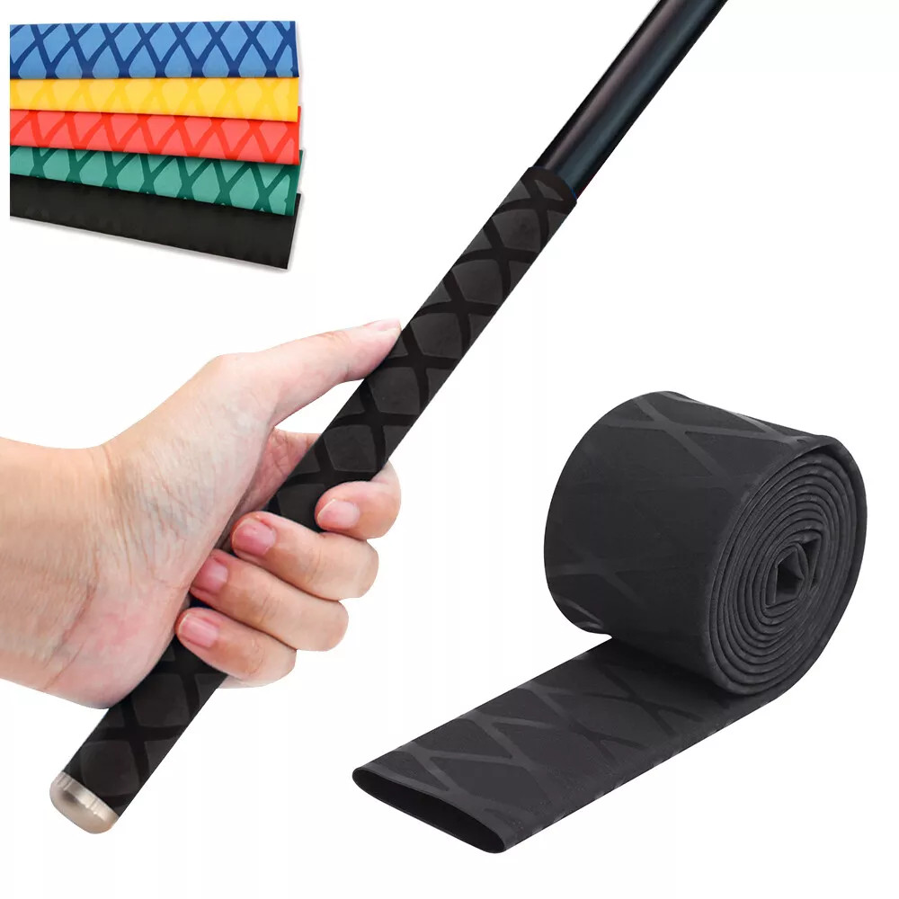 New X-Tube Heat Shrink Wrap Tubing 39"&64"Lengths for Rod Grips 5 Color 14 Sizes