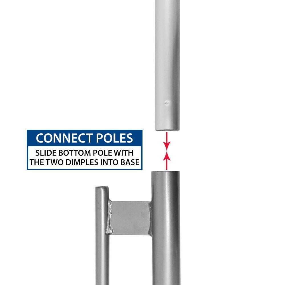 Hot Tubs Swooper Advertising Flag & Pole Kit