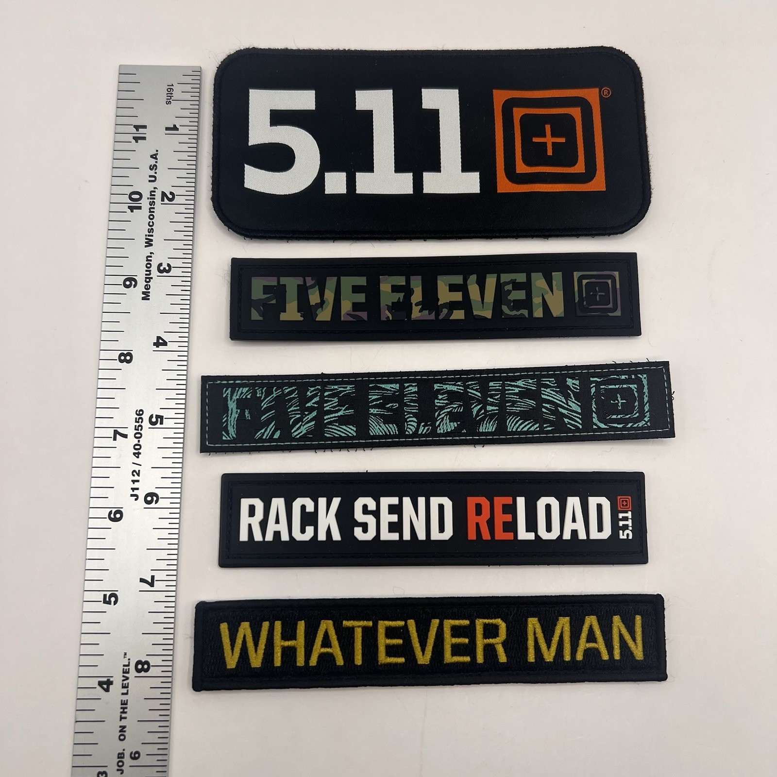 5.11 Tactical Patch Collection Banner Hat Chest Rig Hook Eye Lot Bundle