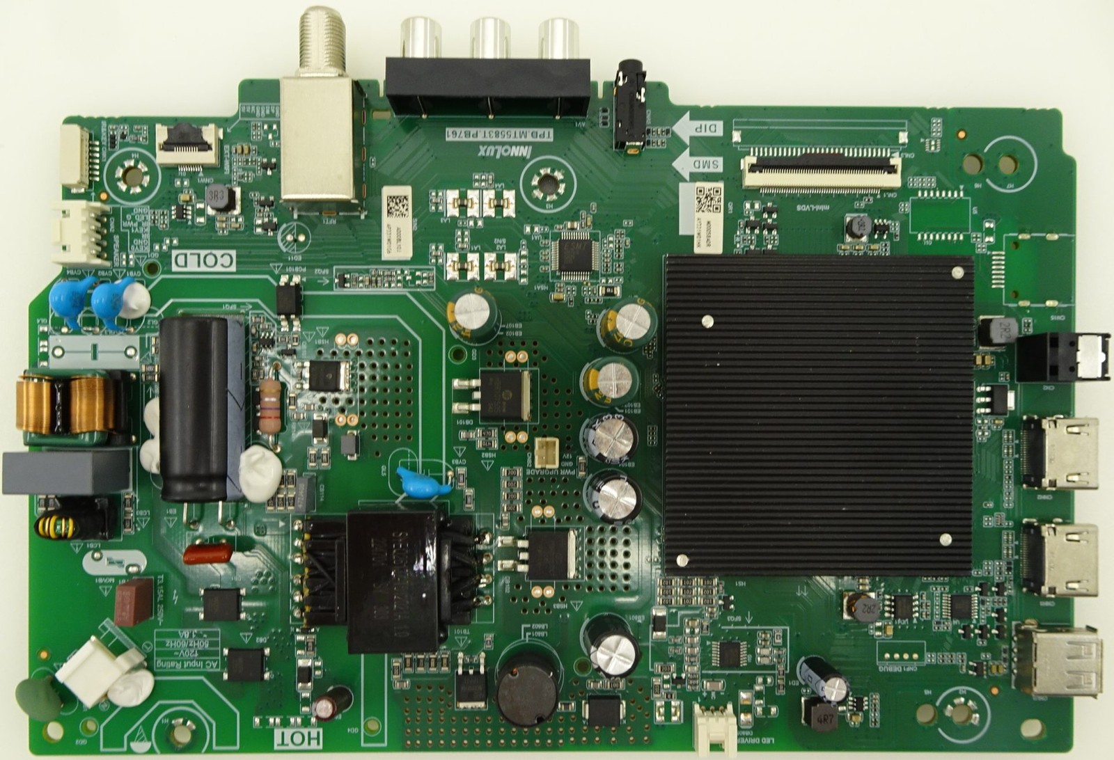 Vizio D40F-J09 Main Board 6M03A000BL10J (TPD.MT5583T.PB761, M00058A0R)