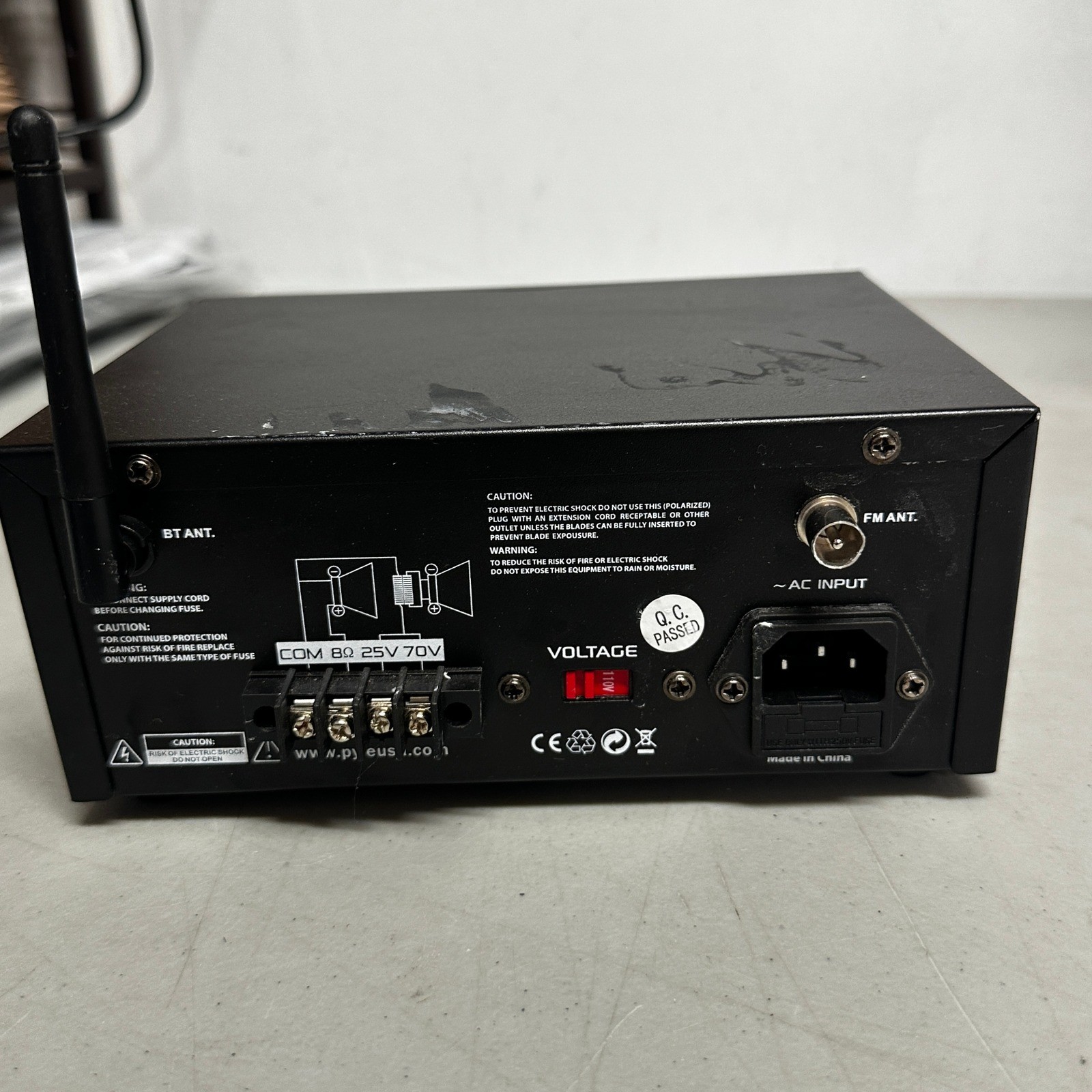 Pyle PCM20A Compact Mini Home Power Amplifier - 40W Smart Small Audio Stereo Re