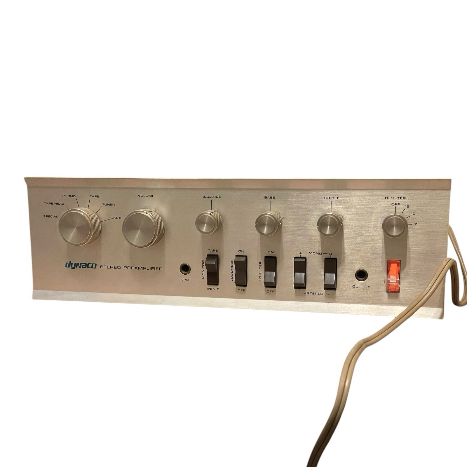 Vintage Dynaco PAT-4 Solid State Stereo Preamplifier Preamp Works