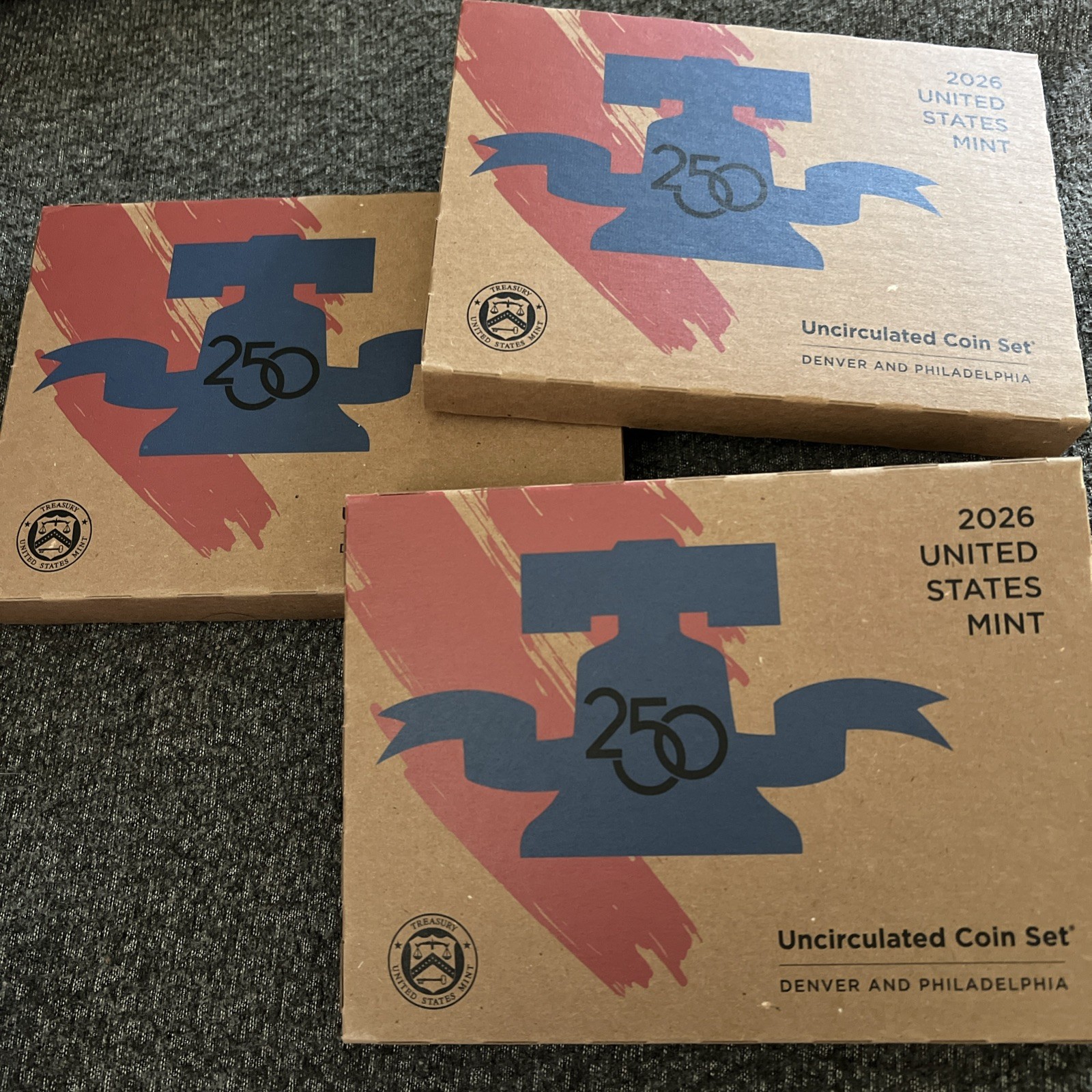 2026 P&D Uncirculated Coin Mint Set! Unopened from Mint. IN-HAND, SHIPS FREE!