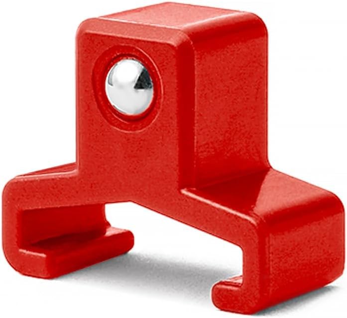 20 Pcs 3/8 inch Drive Clips ABS Socket Rails Organizer, Red Clips