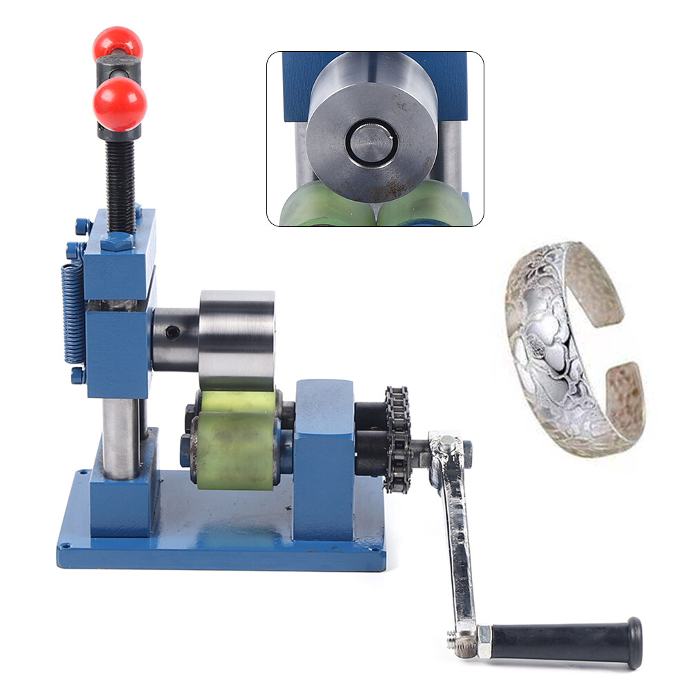 Hand Crank Ring Bracelet Press Bending Machine Making Tool Jewelry Ring Bender