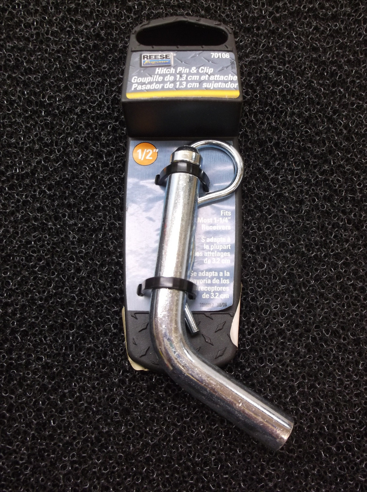 Reese 70106 Hitch Pull Pin with Clip, 1/2 In (D59K)
