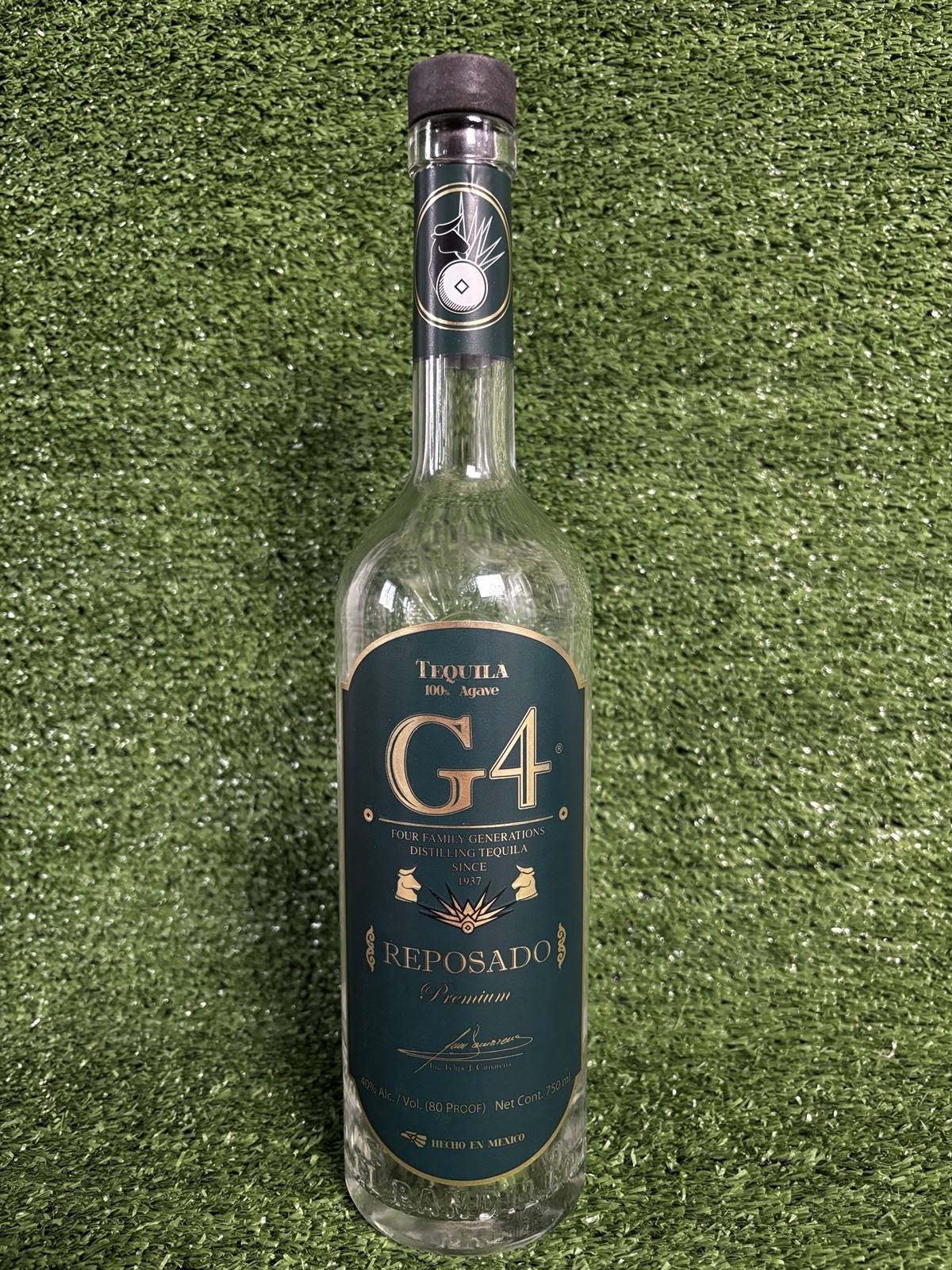G4 Reposado Tequila Decorative Decanter Bottle
