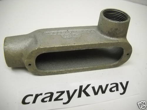O-Z/GEDNEY LR-100 CONDUIT BODY ELBOW NEW CONDITION / NO BOX