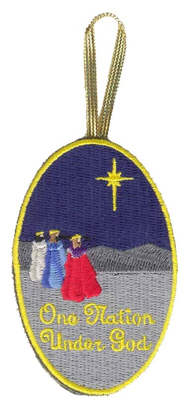 Christmas Tree Decoration One Nation Under God 72449