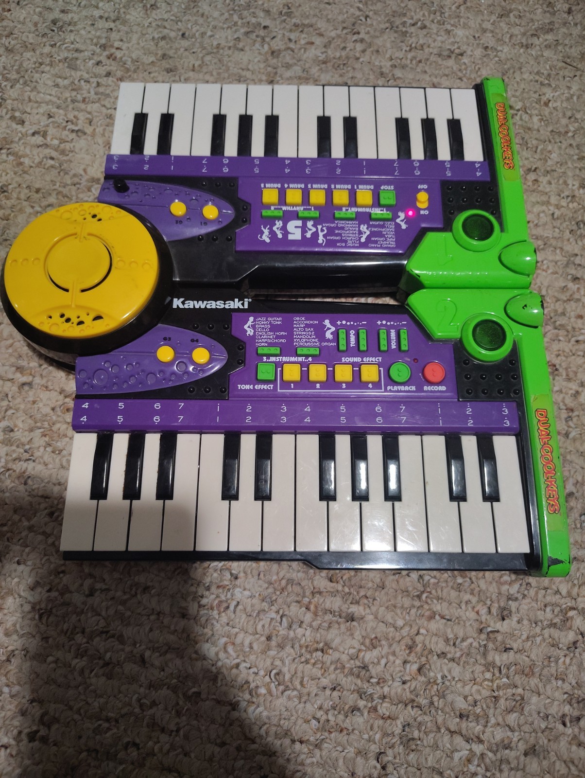Kawasaki Dual-Cool-Keys 48 keys Foldable Keyboard  Electronic Childs Piano Works